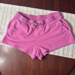 Vineyard Vines pink short lounge shorts sweatshirt material drawstring waist S
